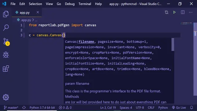Video thumbnail for [BEST TUTORIAL] How to make a PDF Document in Python Using ReportLab Library