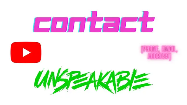 Video thumbnail for How to Contact Unspeakable (Nathan Johnson Graham) [Email, DM, Fan Mail]
