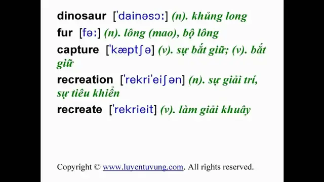 Video thumbnail for Learn English Vocabulary - Grade 11 - Unit 10 - Lesson 02