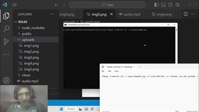 Video thumbnail for FFMPEG Command to Create MP4 Video Slideshow From Multiple Images in Command Line