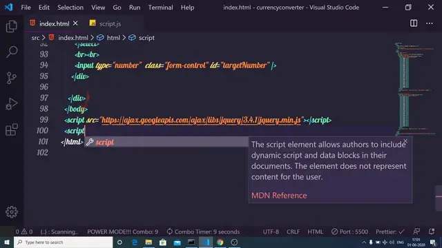 Video thumbnail for Build a Currency Converter Web App in Javascript & Bootstrap 4 Full Project For Beginners