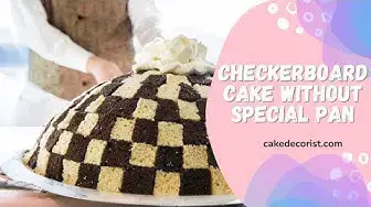Video thumbnail for Checkerboard Cake Without Special Pan