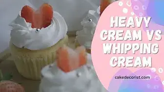 Video thumbnail for Heavy Cream VS Whipping Cream