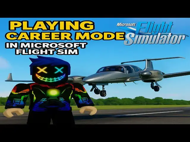 Video thumbnail for playing career mode in microsoft flight simulator