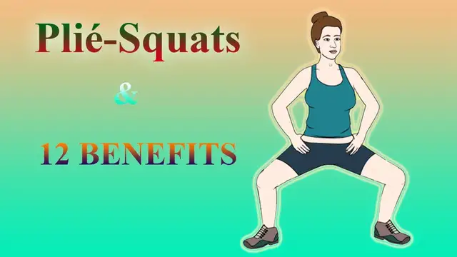 Video thumbnail for 🧘‍♀️Plié Squats | How To Do and 12 Benefits of Plié Squats