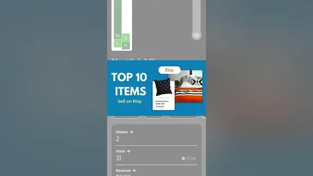 'Video thumbnail for Etsy What to Sell? #Short'