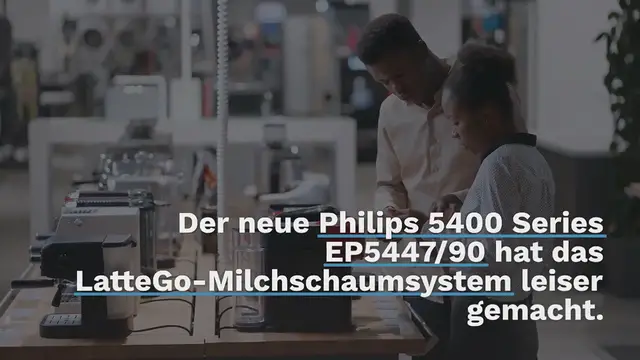 Video thumbnail for Der Philips LatteGo 5400 Serie EP5447/90 im Test 2024: Wie gut ist der neue, leisere Kaffeevollautomat?