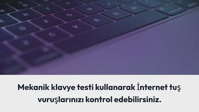 'Video thumbnail for Mekanik Klavye Testi | Anahtar Test Cihazı Çevrimiçi'