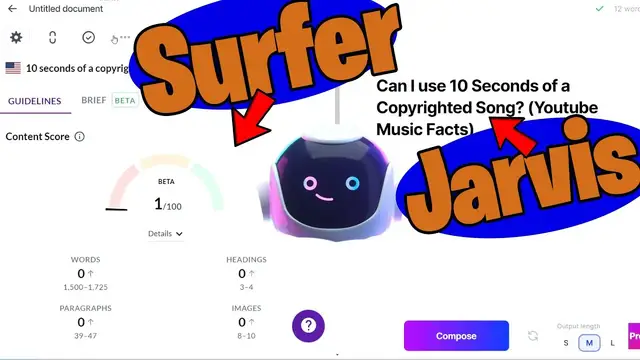 Video thumbnail for WHOA! Jasper AI & Surfer SEO Created a Full Blog Post (I Broke It?)