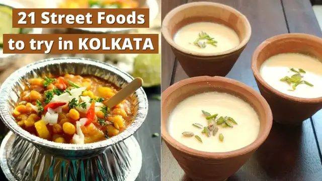 Video thumbnail for 21 Street foods of Kolkata | Churmur, Misti Dohi and more