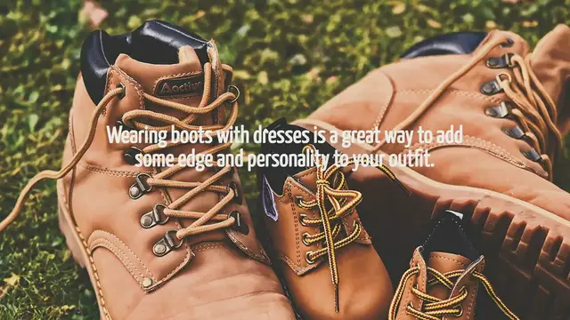 Video thumbnail for How To Wear Boots With A Dress