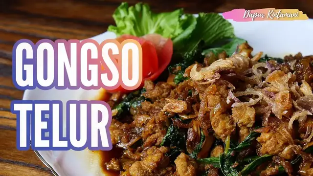 'Video thumbnail for Masak Enak Gongso Telur khas Semarang Alternatif Telur Dadar'