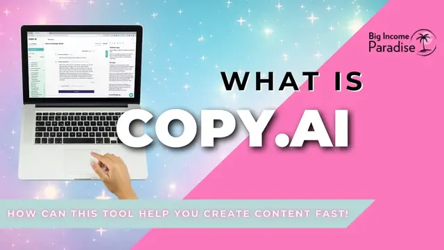Video thumbnail for What is Copy AI and how can this tool help you create content fast!