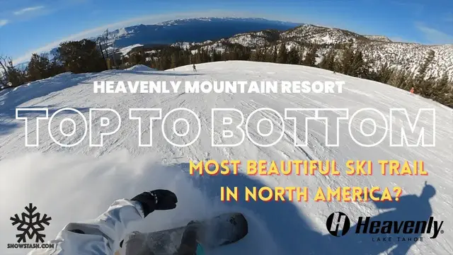 Video thumbnail for Most Beautiful Ski Run In North America | Heavenly Mountain Resort | Lake Tahoe