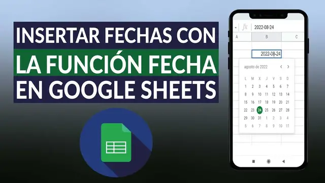 Video thumbnail for Cómo insertar fechas con la función FECHA en GOOGLE SHEETS