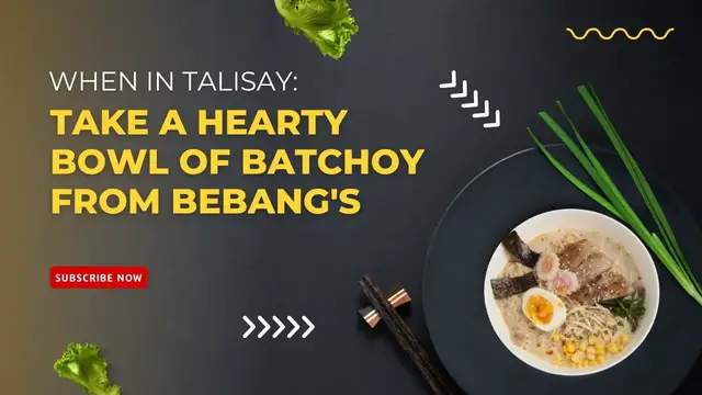 'Video thumbnail for When in Talisay: Take a Hearty Bowl of Batchoy from Bebang's Batchoy'