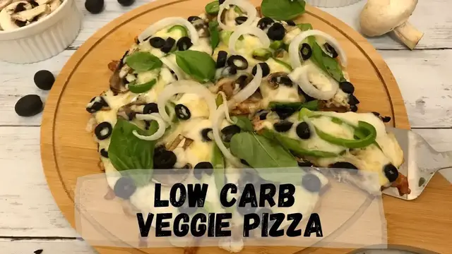 Video thumbnail for Low Carb Veggie Pizza | Gluten Free Pizza | Happy Tummy Recipes