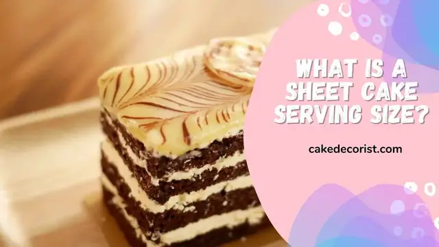Video thumbnail for What Is A Sheet Cake Serving Size