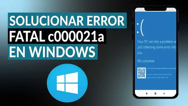 Video thumbnail for Cómo solucionar el error fatal del sistema c000021a en WINDOWS