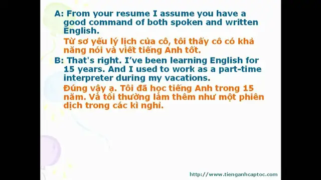 Video thumbnail for English for Business - Unit 08 - Dialogue 006
