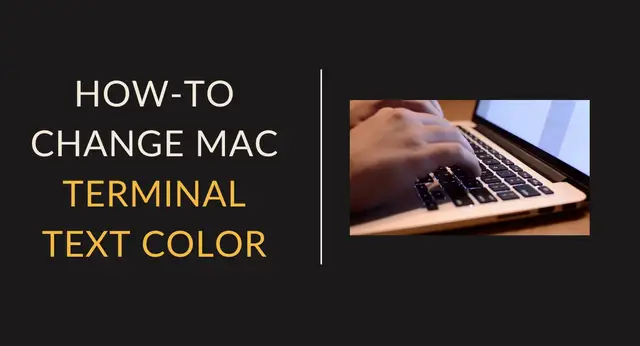 Video thumbnail for Change Mac Terminal Text Color