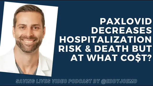 Video thumbnail for Paxlovid: An Outpatient Therapy to Potentially Reduce Hospitalizations (Saving Lives Video Podcast)