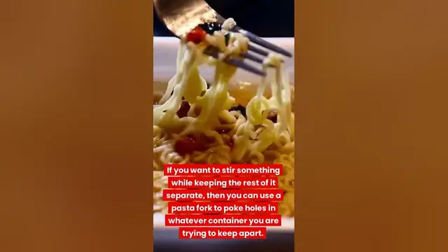 Video thumbnail for What Is A Pasta Fork Used For? 6 Superb Usage Of Pasta Fork