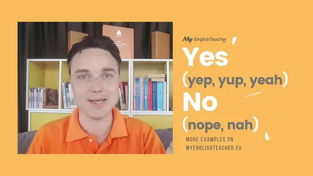 Video thumbnail for 5 informal ways to say YES ✅ and NO ❌