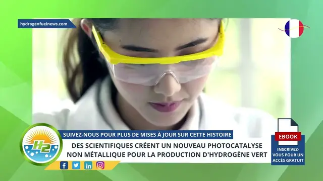 Video thumbnail for [French] Scientists create new non-metallic photocatalyst for green hydrogen production