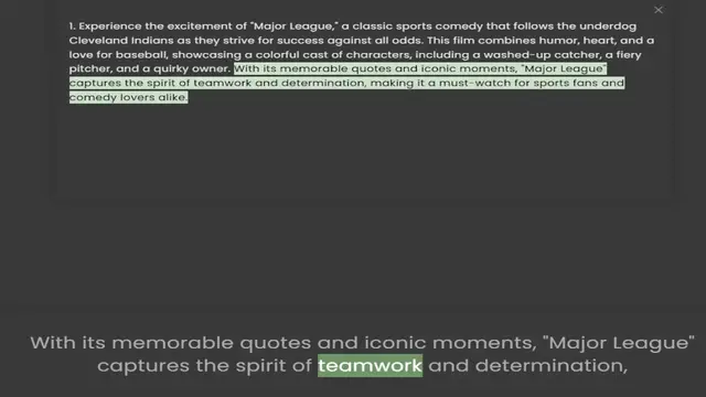 Video thumbnail for Cleveland Indians as they strive for success against all odds. This film combines humor, heart, and a love for baseball, showcasing a colorful cast of characters, including a washed-up catcher, a fiery pitcher, and a quirky owner. With it