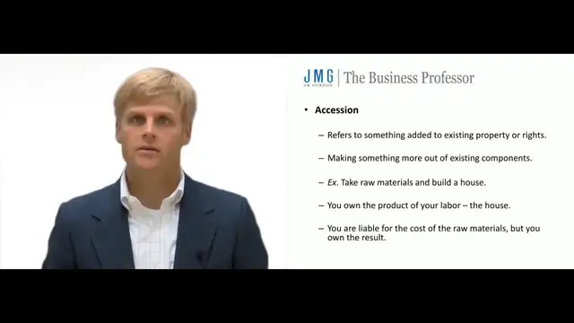 Video thumbnail for Acquiring Property through Accession