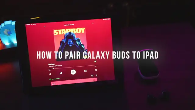 Video thumbnail for how to pair galaxy buds to iPad