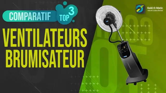 Video thumbnail for ⭐️ MEILLEUR VENTILATEUR BRUMISATEUR (2022) - Comparatif & Guide d'achat
