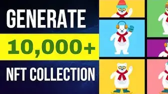 Video thumbnail for How To Generate 10,000+ NFTs In 5 Minutes with Metadata (No Coding)