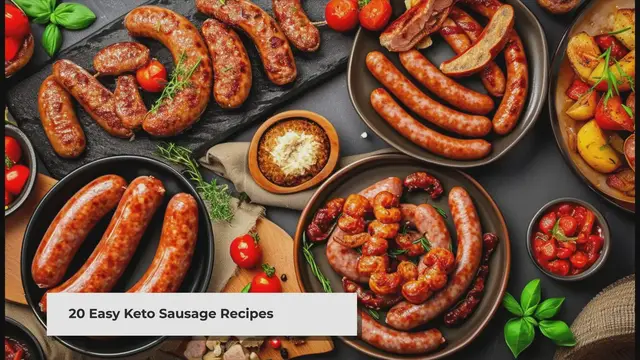 'Video thumbnail for 20 Easy Keto Sausage Recipes for Tasty Low-Carb Meals'