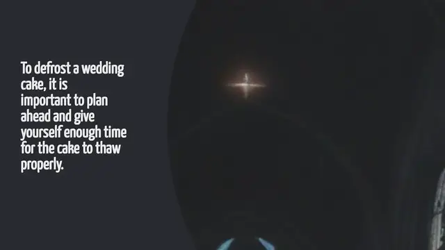 Video thumbnail for How To Defrost Wedding Cake