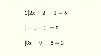 Video thumbnail for Solve Simple Absolute Value Equations