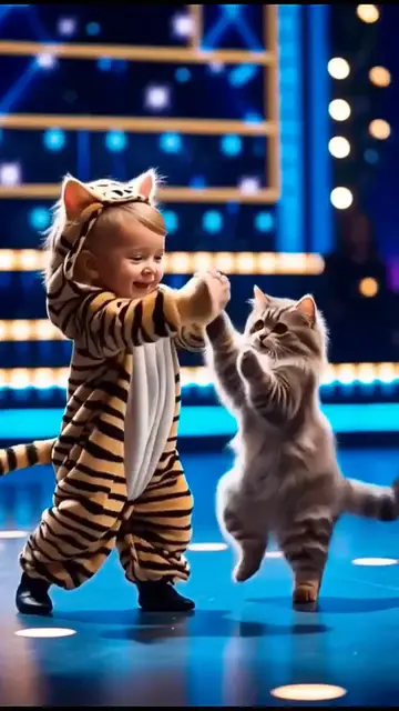 'Video thumbnail for kitten dance'