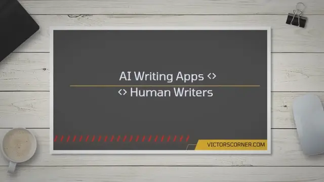 Video thumbnail for AI Writing Apps: Why Human Writers Are Still Relevant