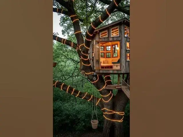 Video thumbnail for Treehouse Tiny Home  #smallhome #dreamhome #smallhouse #tinyhouse #home #tinyhome