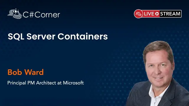 Video thumbnail for SQL Server Containers by Bob Ward  || SQL Server Virtual Conference