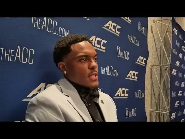 Video thumbnail for #UNC wide receiver Jordan Shipp on the Tar Heels' quarterback candidates