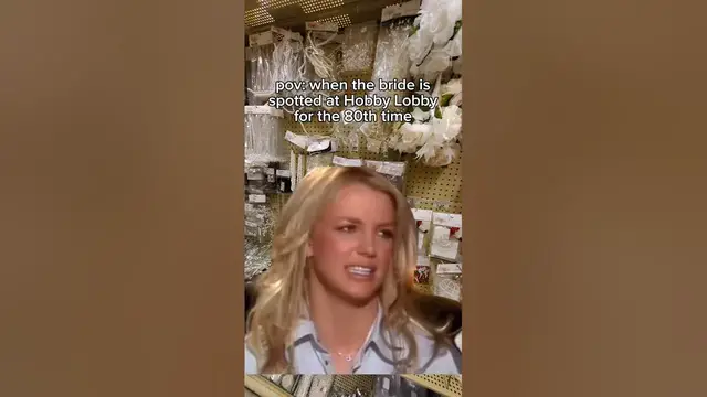 Video thumbnail for when the bride is at Hobby Lobby for the 80th time