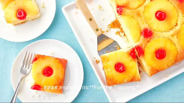 Video thumbnail for pineapple upside down cake recipe