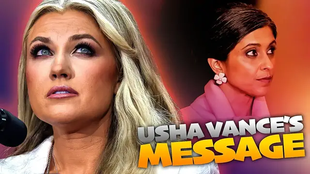 Video thumbnail for What Usha Vance Told Erika After Charlie Kirk's Death Meant Everything