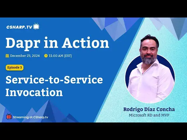 Video thumbnail for Service-to-Service Invocation: Dapr in Action - Ep. 3