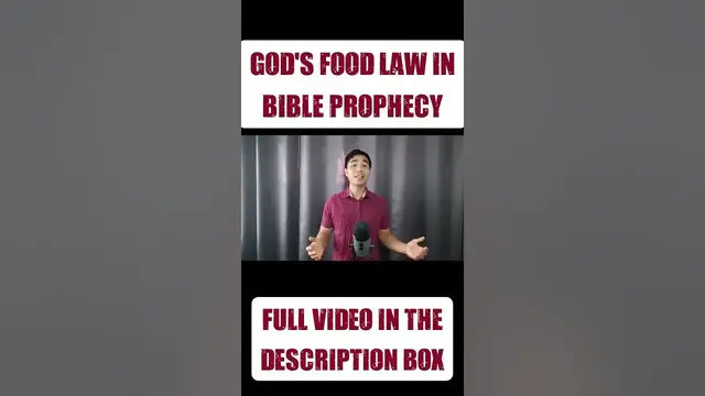 Video thumbnail for Food law in Bible Prophecy