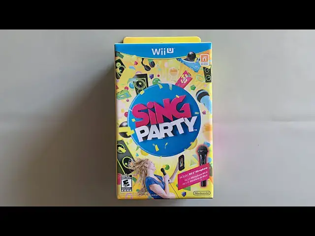 Video thumbnail for Sing Party Wii U Unboxing