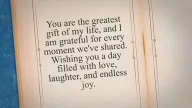 'Video thumbnail for Birthday Messages from Mom to a Daughter'