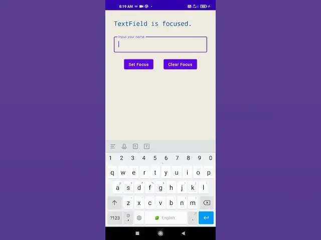 Video thumbnail for #Jetpack Compose TextField Focus Listener Events